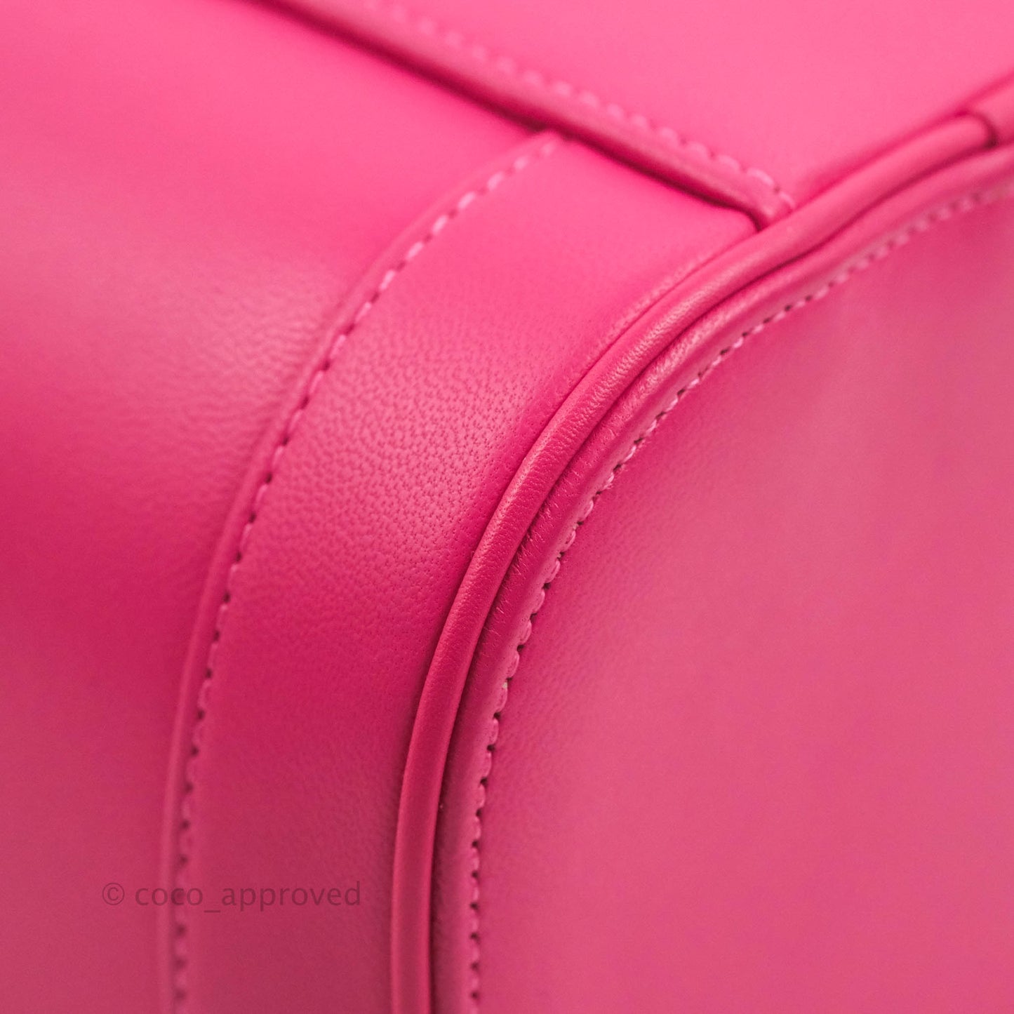 Chanel CC Mania Vanity Case Pink Lambskin Gold Hardware