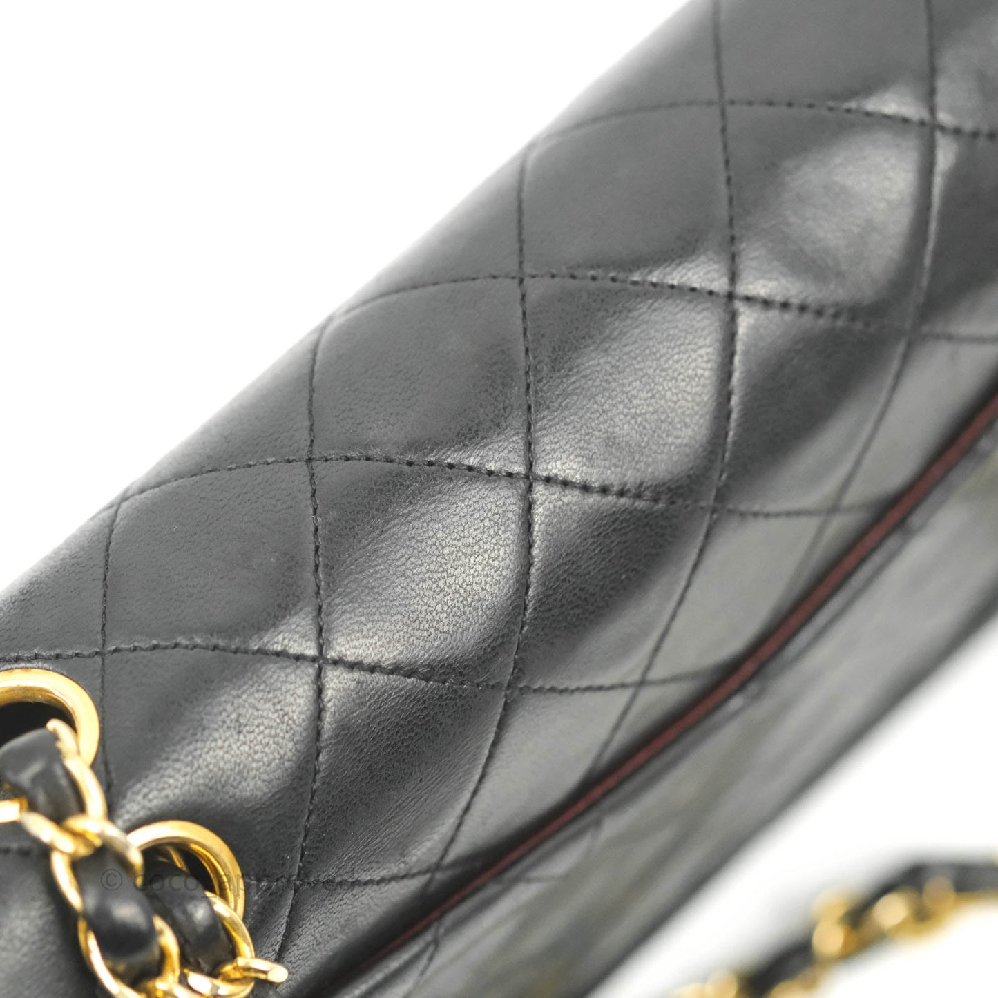 Chanel Classic Vintage Small Flap Black Lambskin 24K Gold Hardware