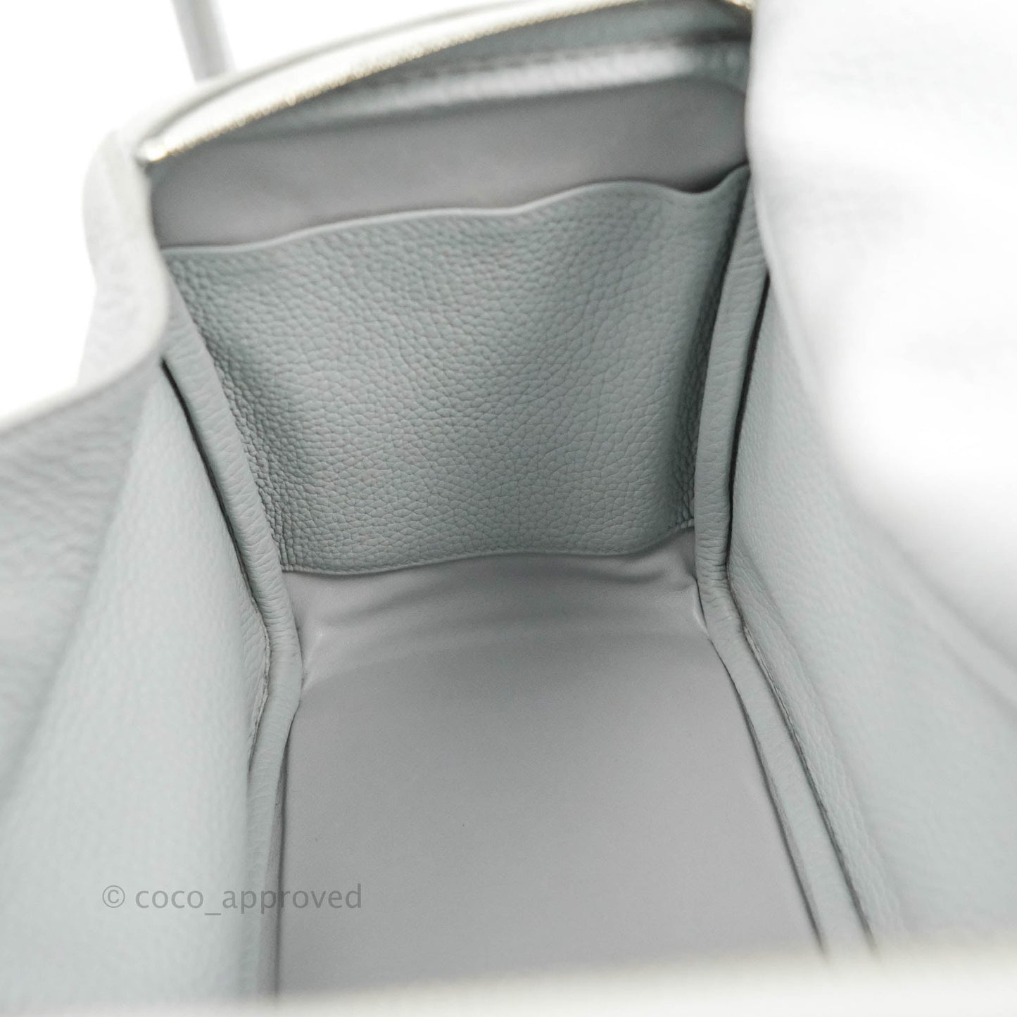 Hermès Lindy 26 Blue Glacier 8U Taurillon Clemence Palladium Hardware