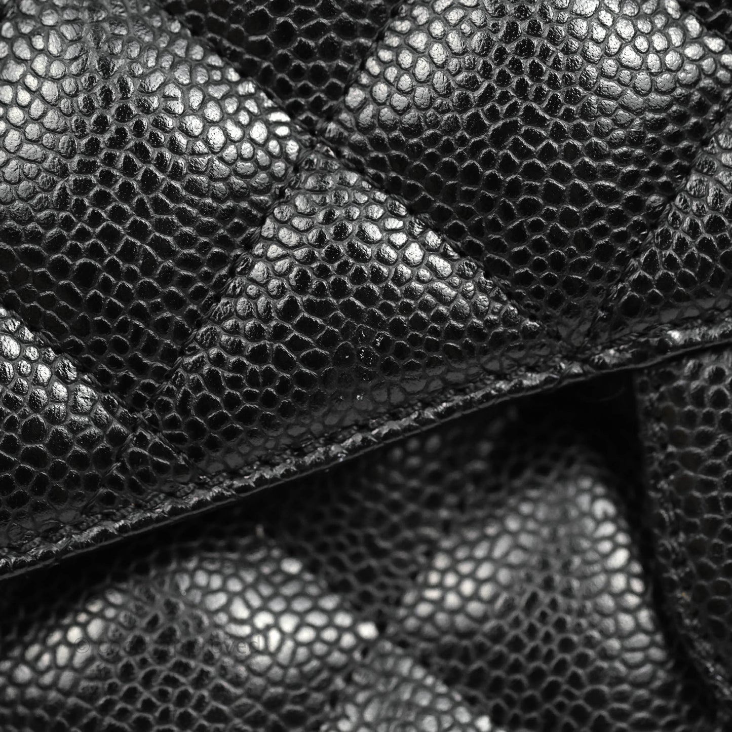Chanel Classic Jumbo Double Flap Black Caviar Silver Hardware⁣⁣