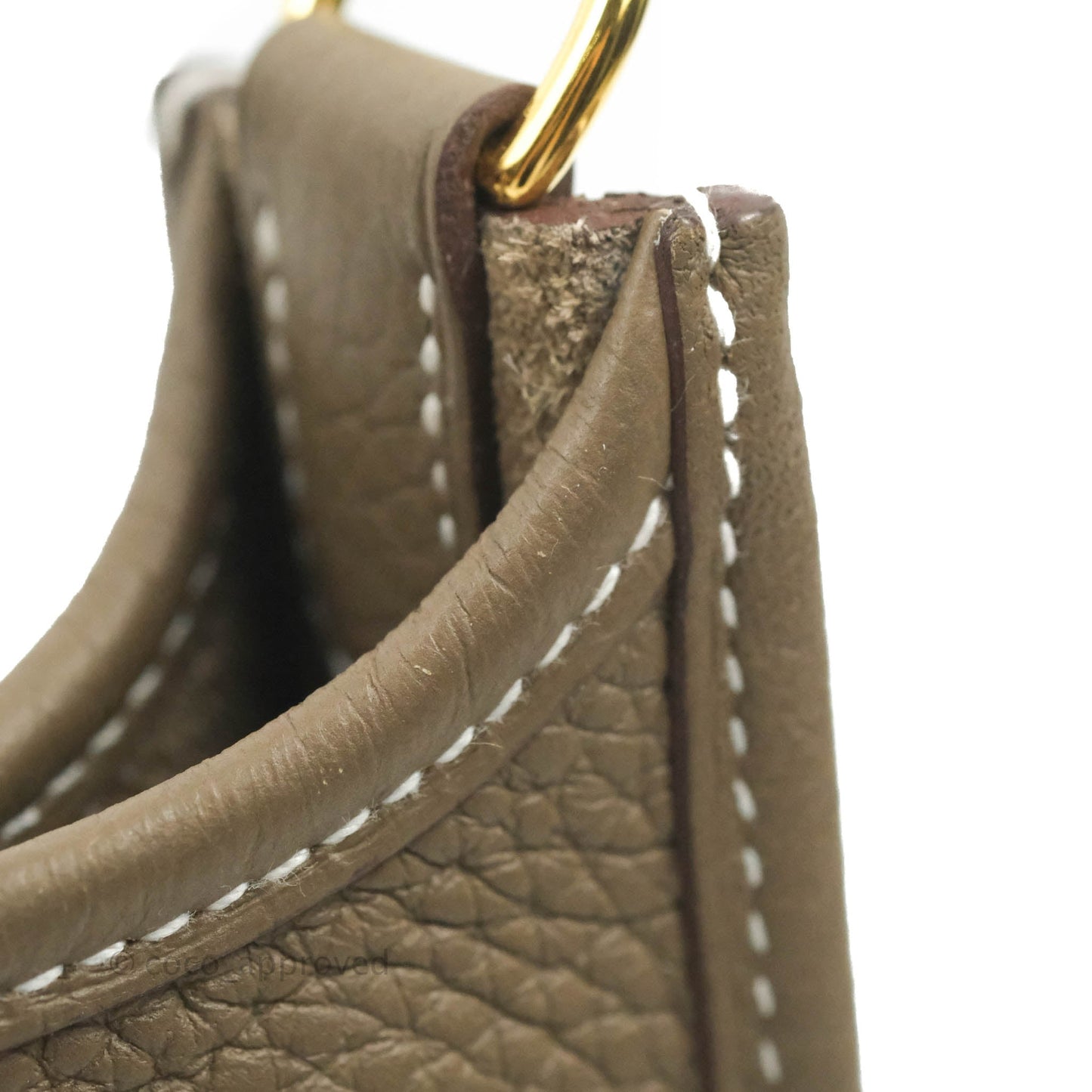 Hermès Mini Evelyne 16 Amazone Clemence Etoupe Gold Hardware