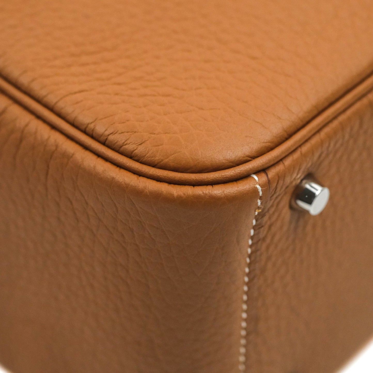 Hermès Mini Lindy 20 Gold Clemence Silver Hardware
