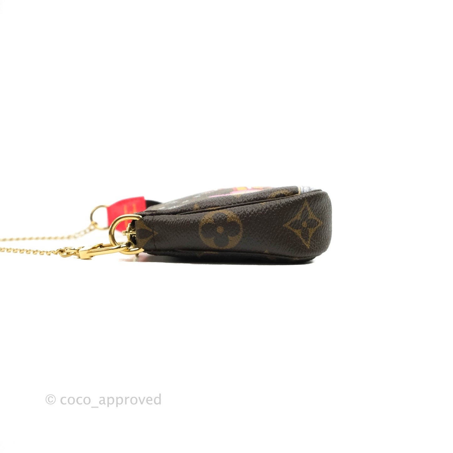 Louis Vuitton Mini Pochette Accessories⁣ Monogram Christmas London Edition 2021