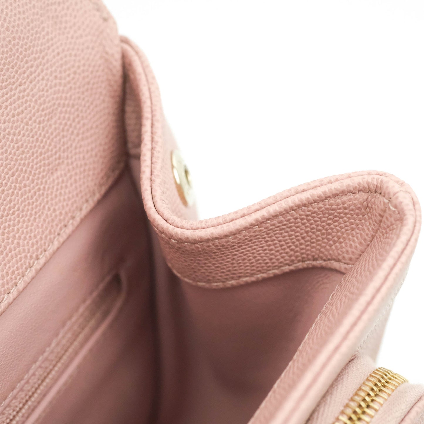 Chanel Quilted Medium Business Affinity Flap Pink Caviar Gold Hardware