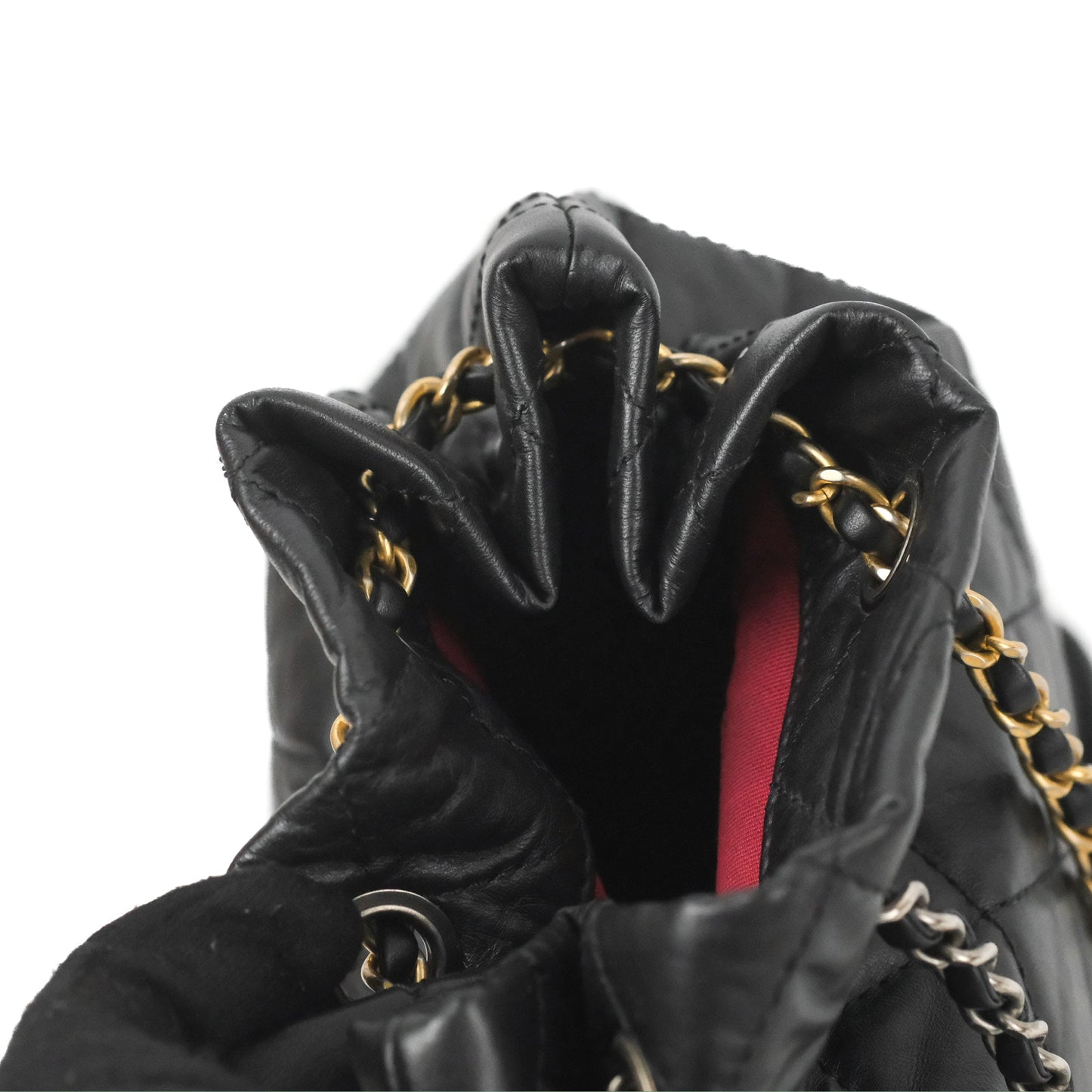 Chanel Small Gabrielle Backpack Black Aged Calfskin