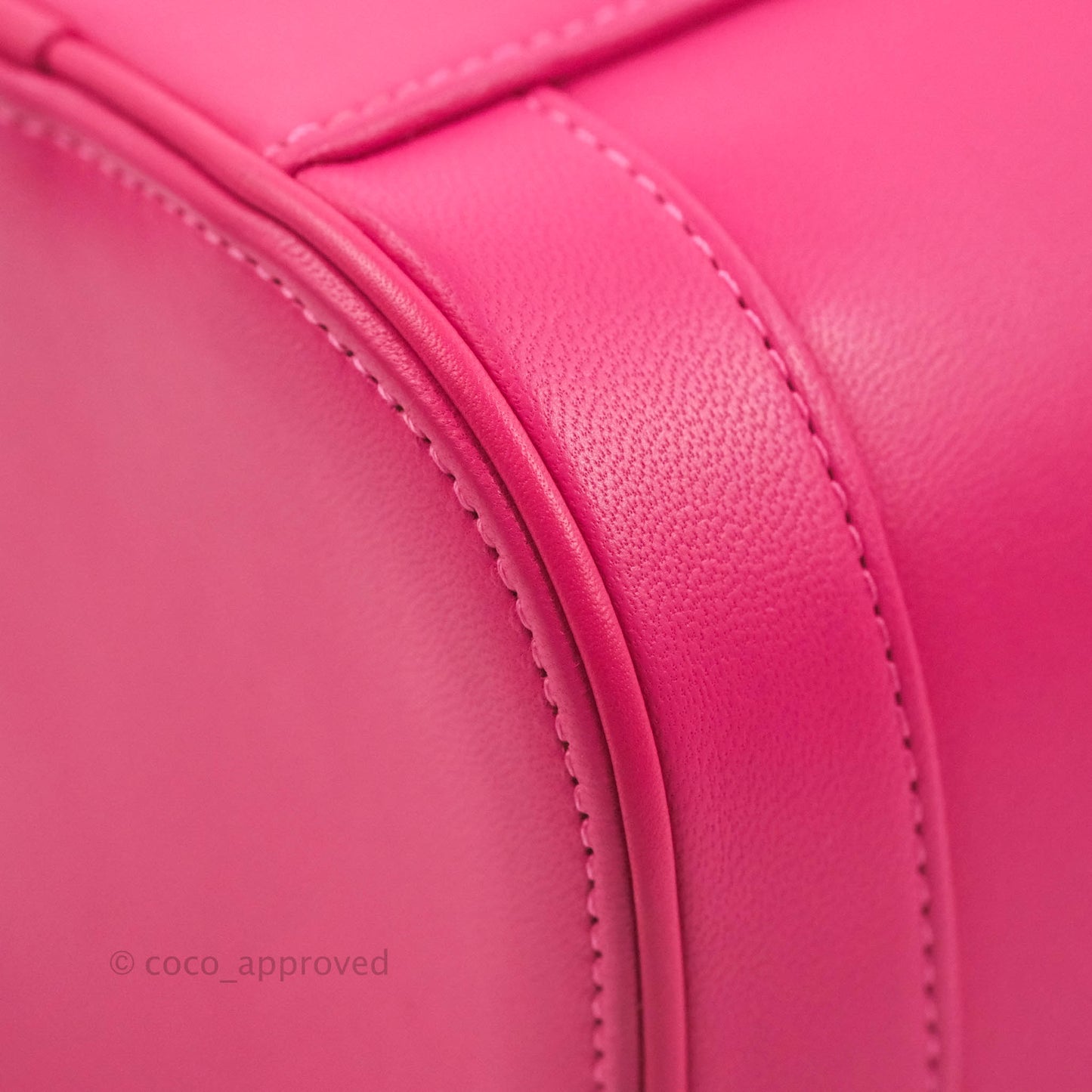 Chanel CC Mania Vanity Case Pink Lambskin Gold Hardware