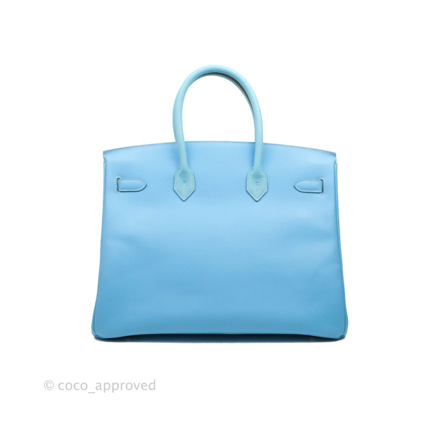 Hermès Birkin 35 Limited Edition Celeste & Mykonos Candy Epsom Palladium Hardware