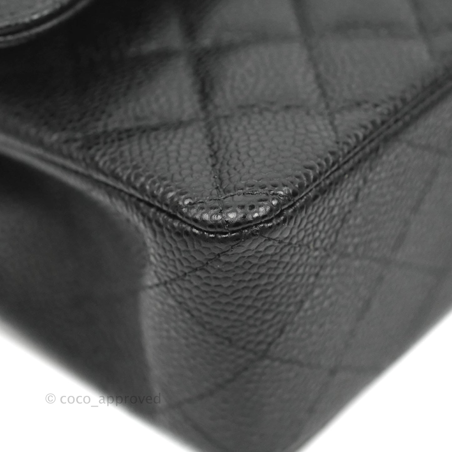 Chanel Small Classic Quilted Flap Black Caviar Gold Hardware