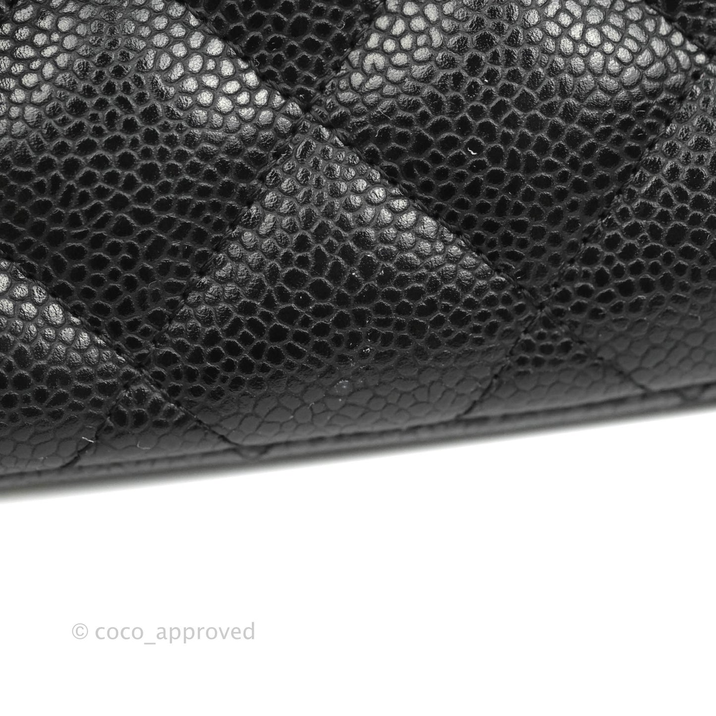 Chanel Classic Jumbo Double Flap Black Caviar Silver Hardware⁣⁣