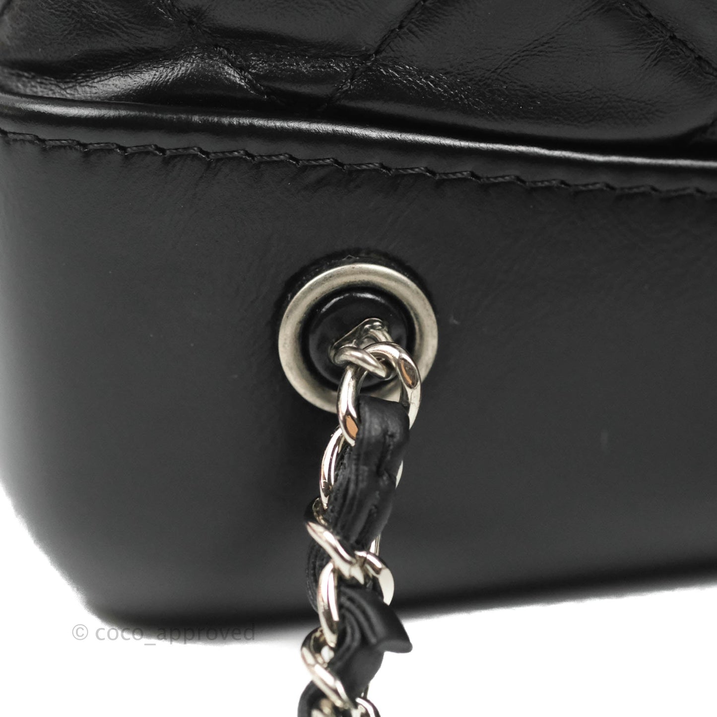 Chanel Small Gabrielle Backpack Black Aged Calfskin