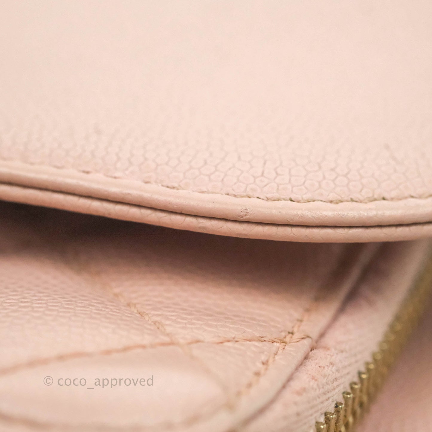 Chanel Quilted Medium Business Affinity Flap Pink Caviar Gold Hardware