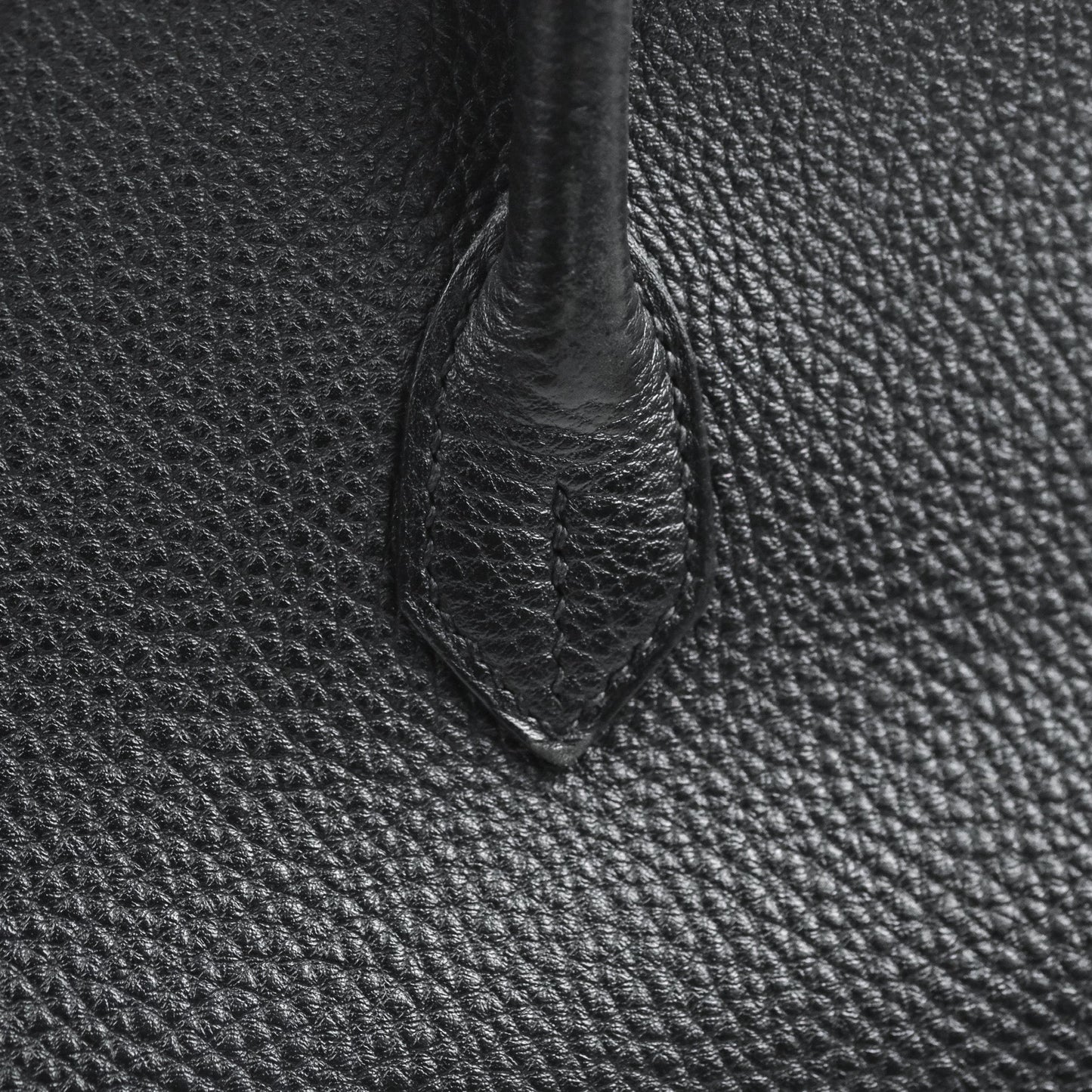 Hermès Retourne Birkin 35 Black Togo Palladium Hardware
