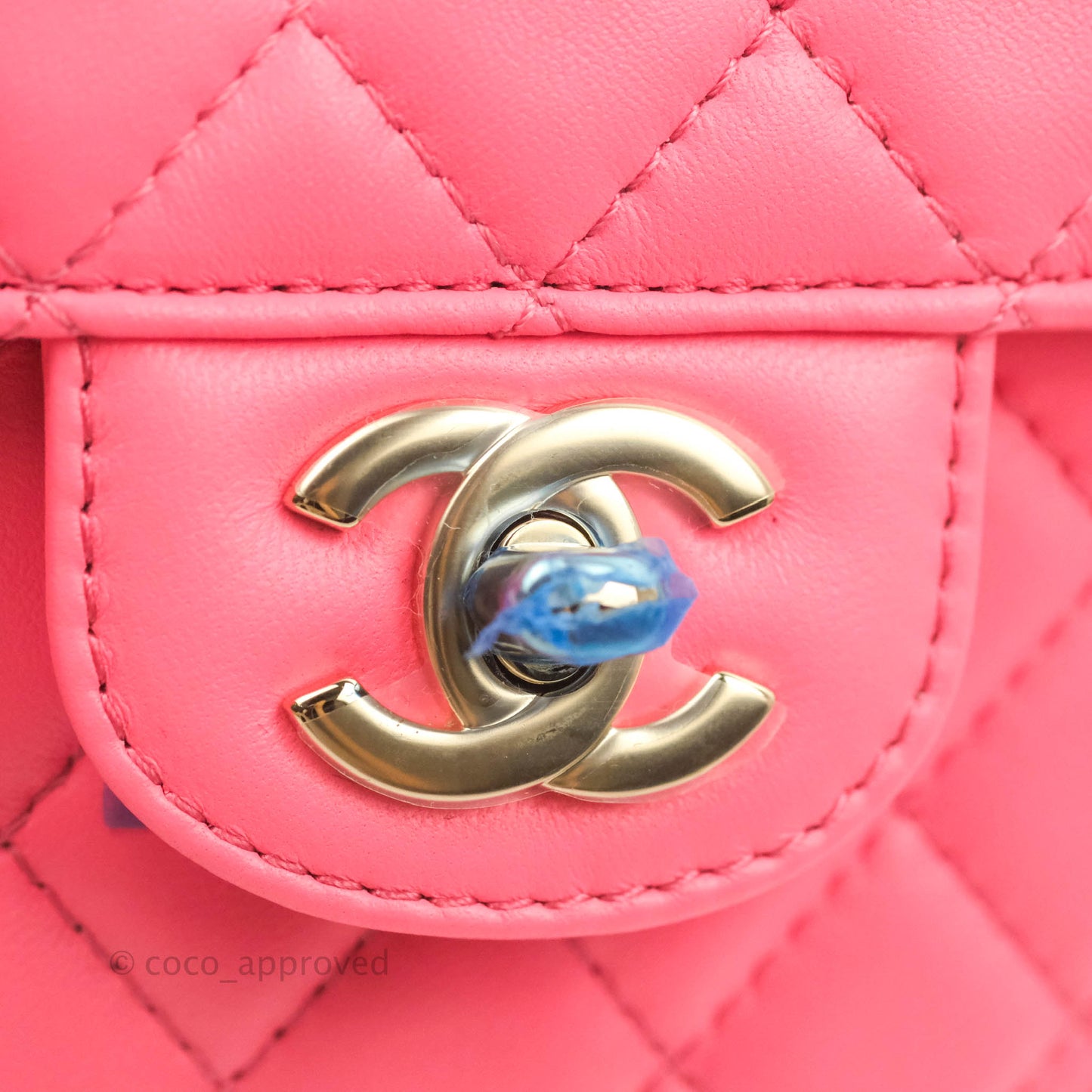 Chanel Large Heart Bag Pink Lambskin Gold Hardware 22S
