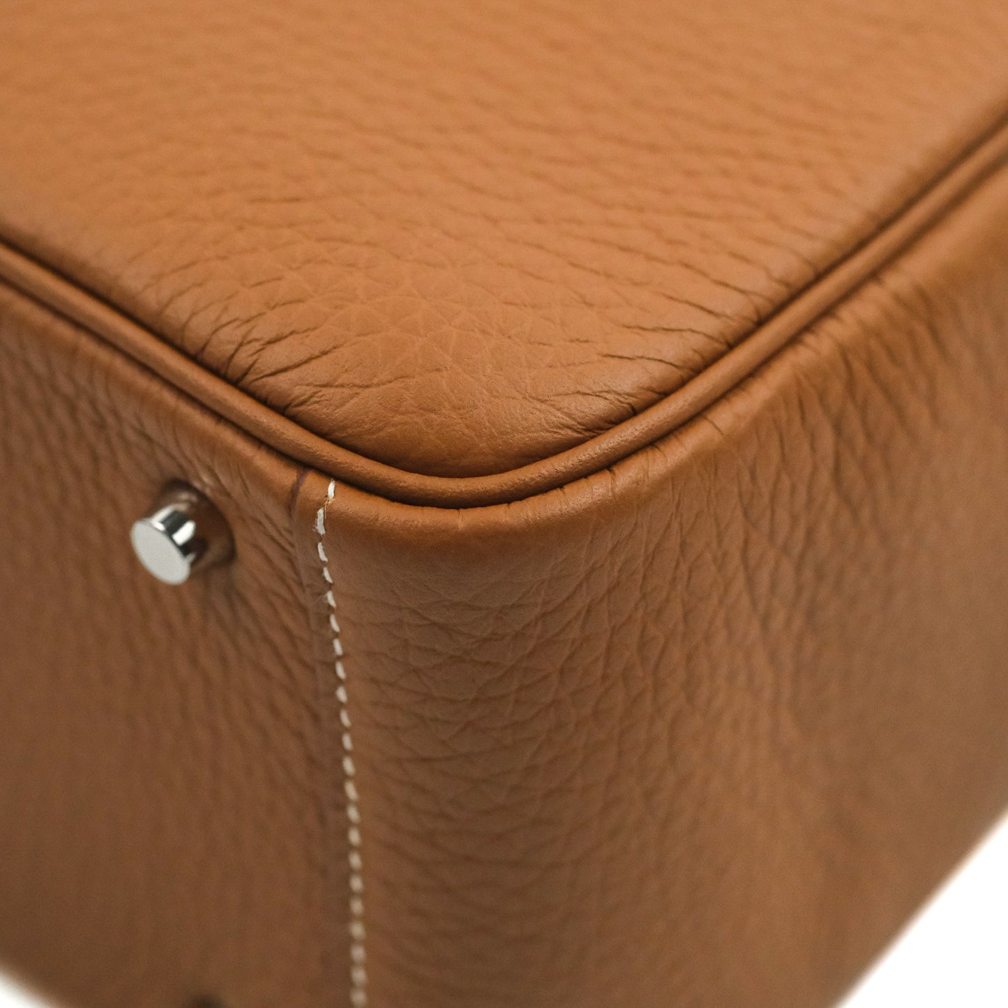 Hermès Mini Lindy 20 Gold Clemence Silver Hardware