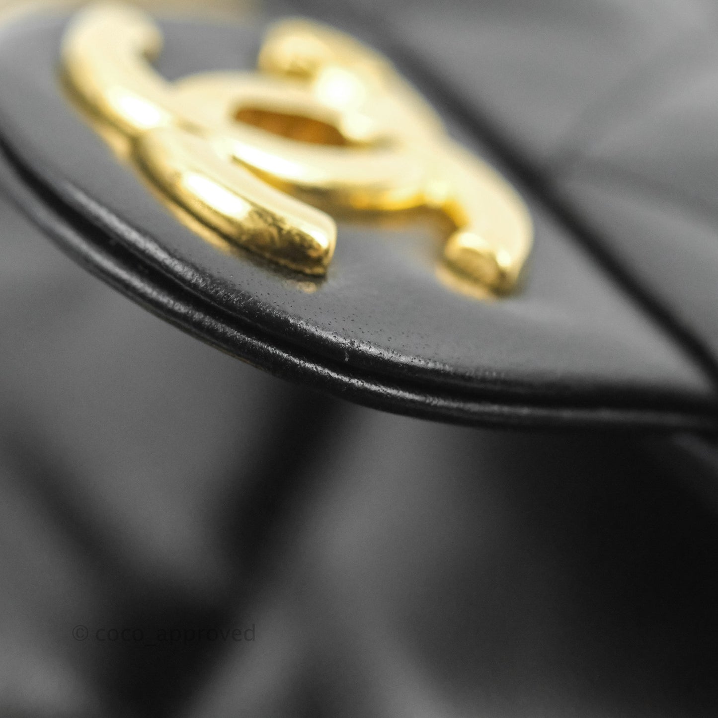 Chanel Small Flap Bag Black Lambskin Aged Gold Hardware 22-23FW