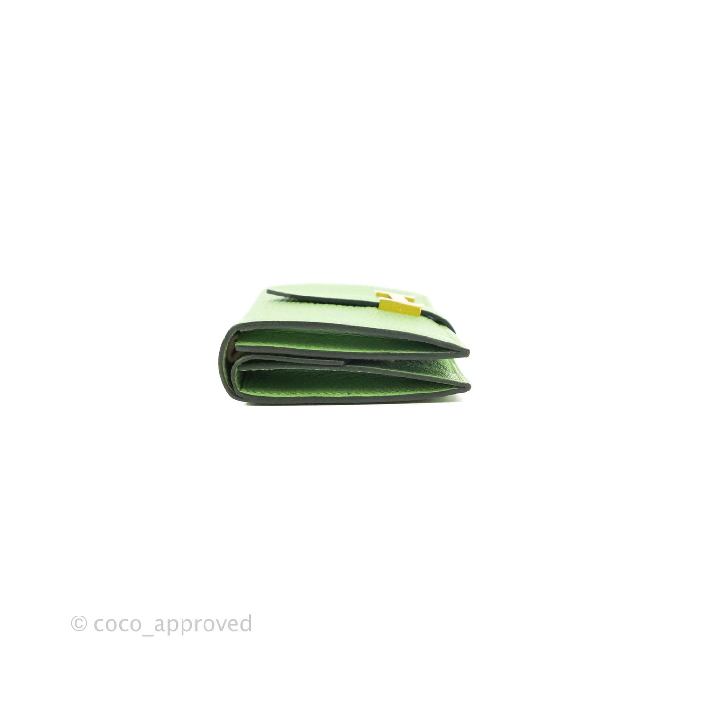 Hermes Bearn Mini Wallet Epsom Vert Crique