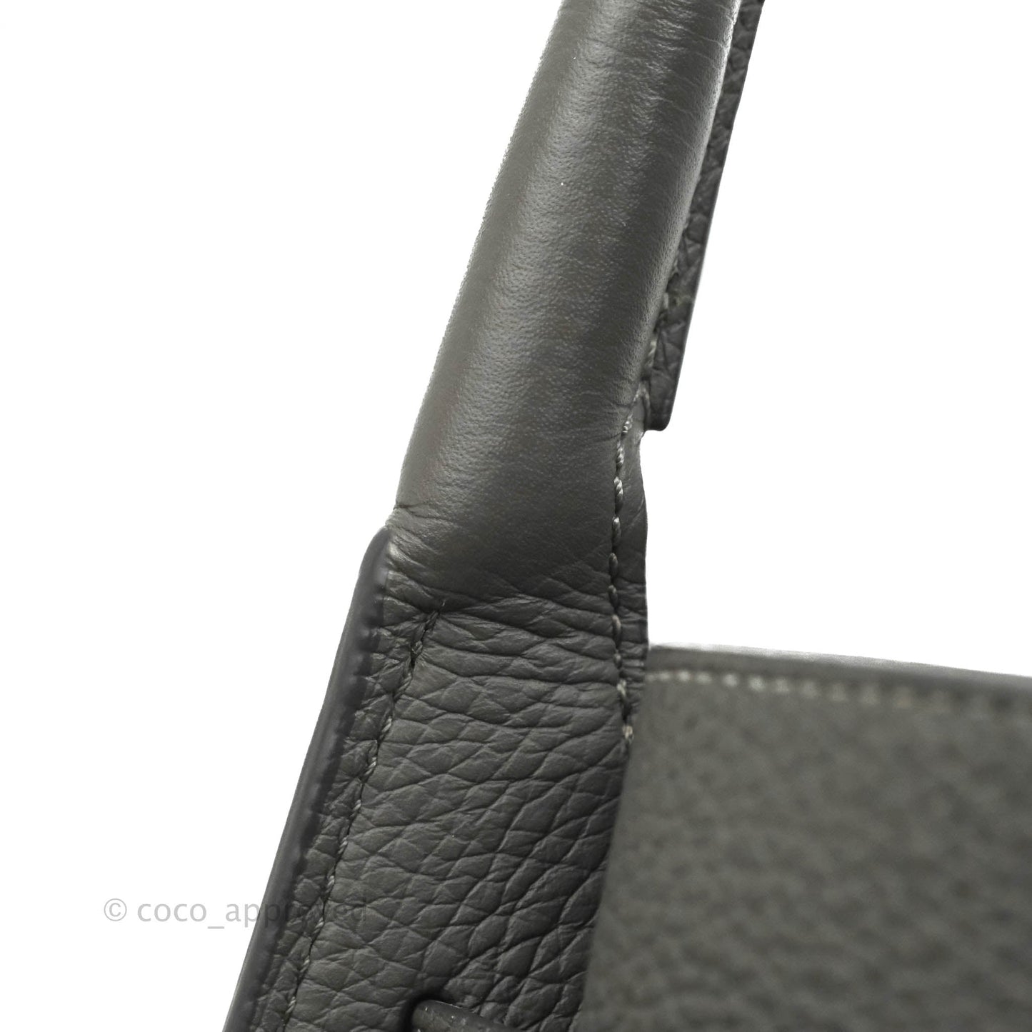 Celine Big Bag Nano Bucket Grey Grained Calfskin