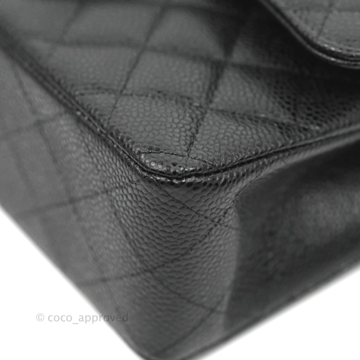 Chanel Small Classic Quilted Flap Black Caviar Gold Hardware