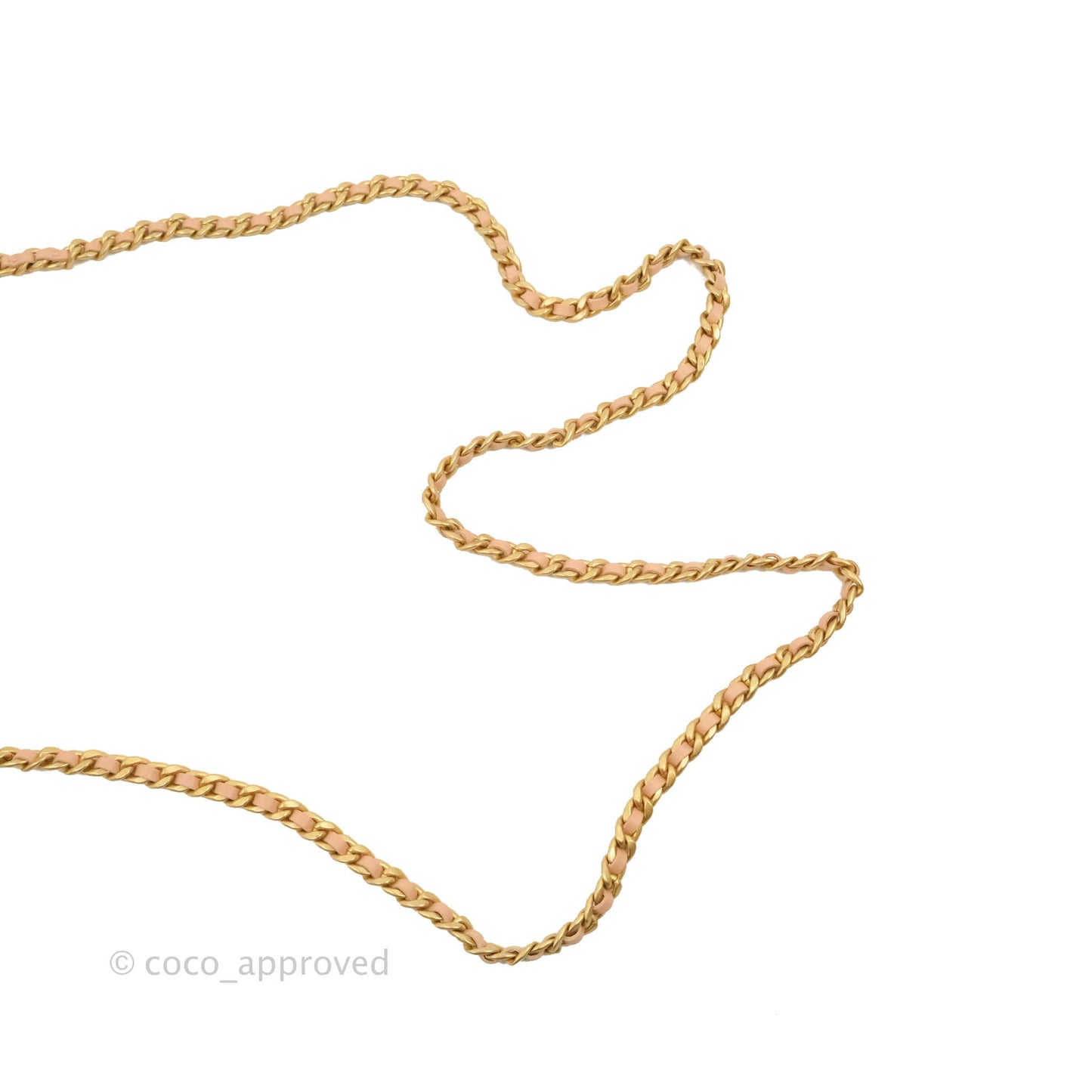 Chanel Clutch with Chain Beige Pink Calfskin Aged Gold Hardware