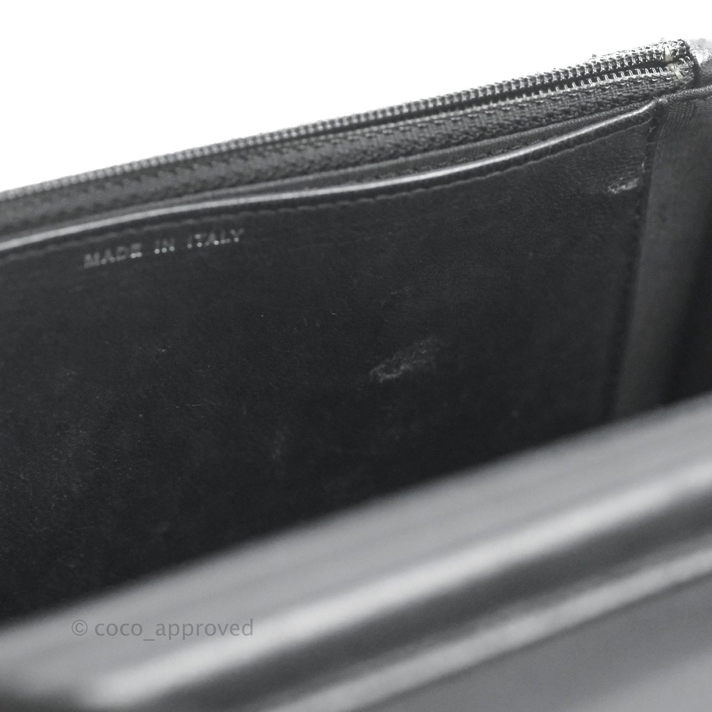 Chanel Boy Wallet on Chain WOC Black Lambskin Ruthenium Hardware