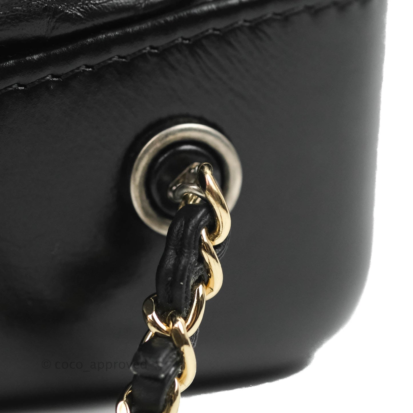Chanel Small Gabrielle Backpack Black Aged Calfskin