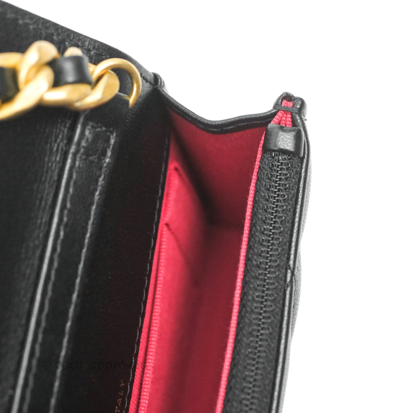 Chanel 19 Mini Clutch with Chain Black Lambskin Mixed Hardware