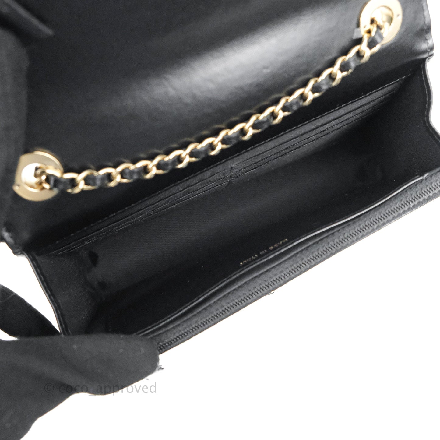 Chanel Trendy CC WOC Black Lambskin Gold Hardware