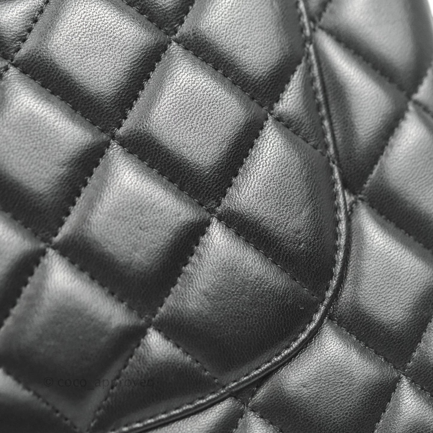 Chanel Jumbo Double Flap Black Lambskin Silver Hardware⁣⁣