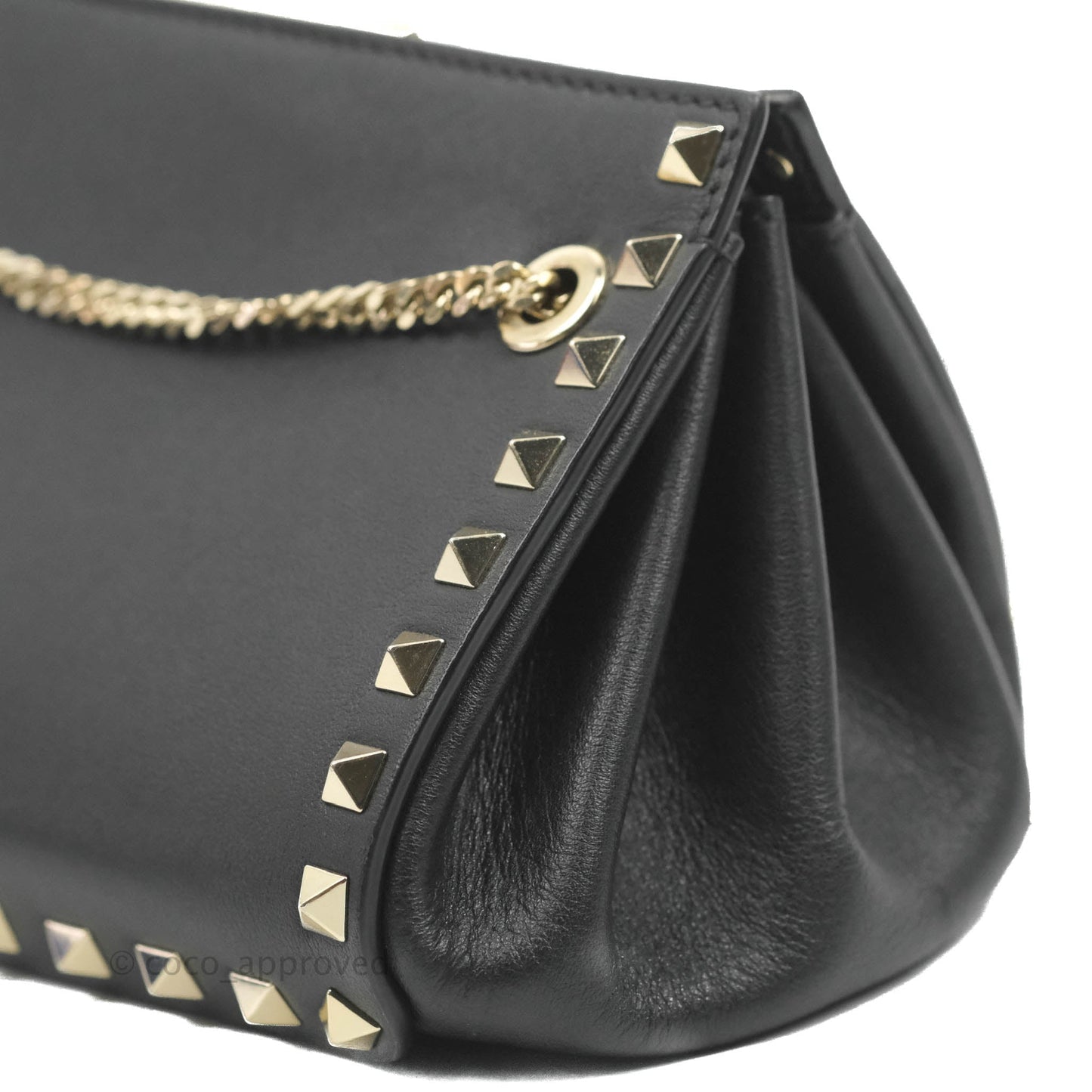 Valentino Garavani Mini Rockstud Shoulder Bag Black