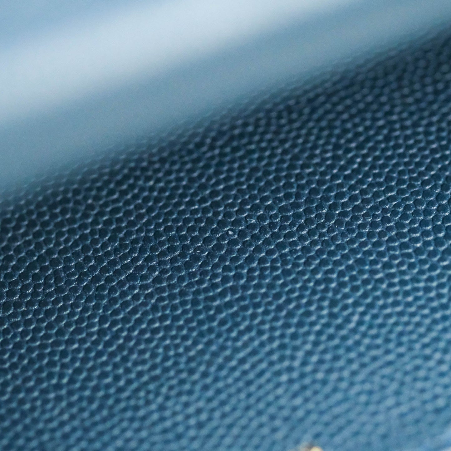 Chanel Quilted Wallet on Chain WOC Dark Blue Caviar Gold Hardware