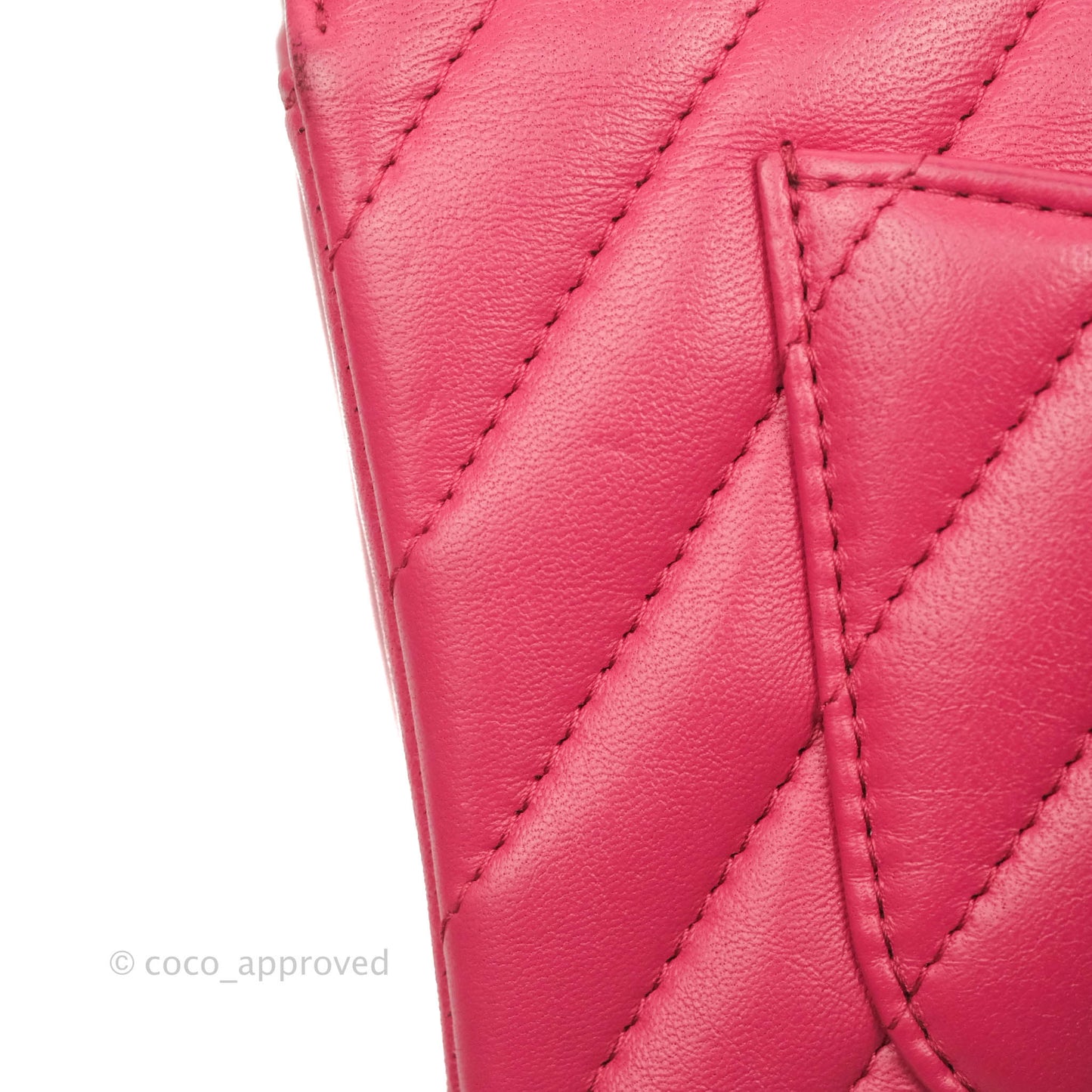 Chanel Chevron Mini Rectangular Flap Pink Lambskin Gold Hardware