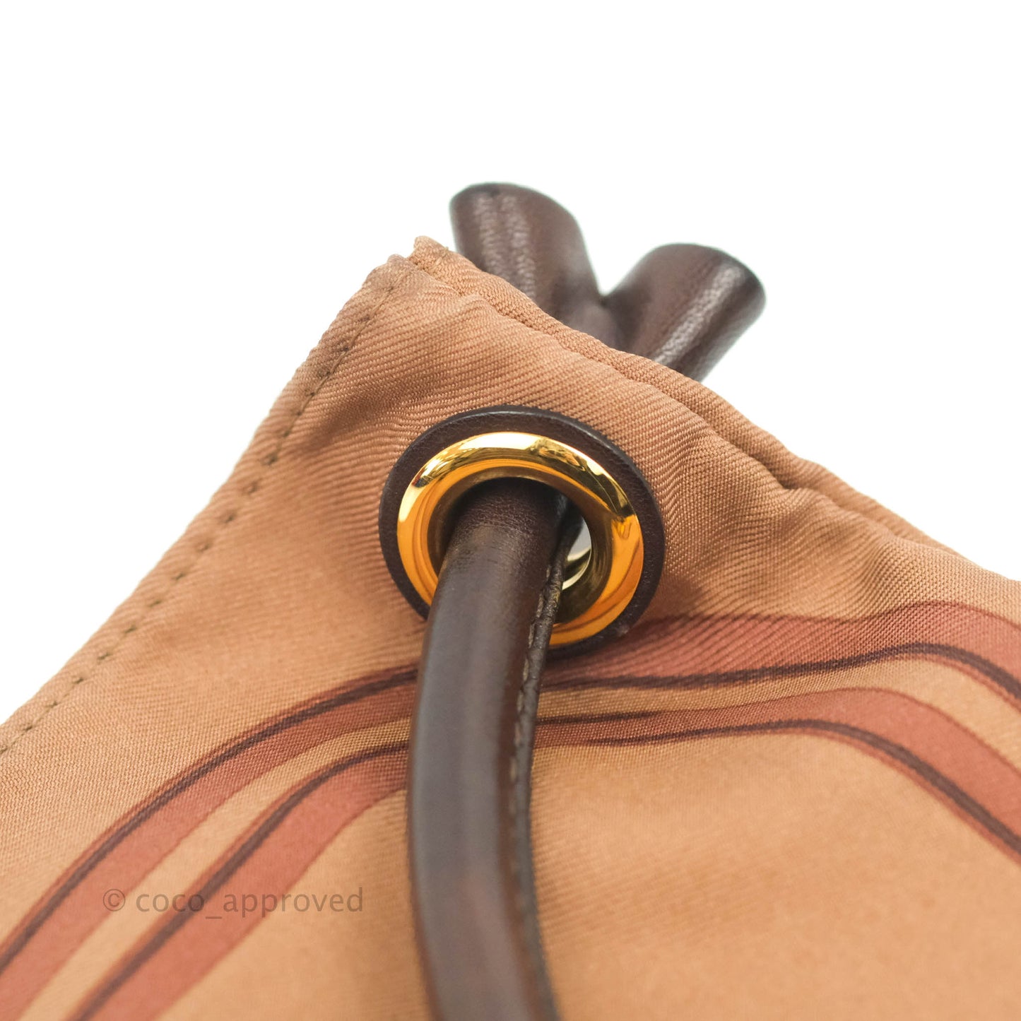 Hermès Silk City Tote Bag Marron