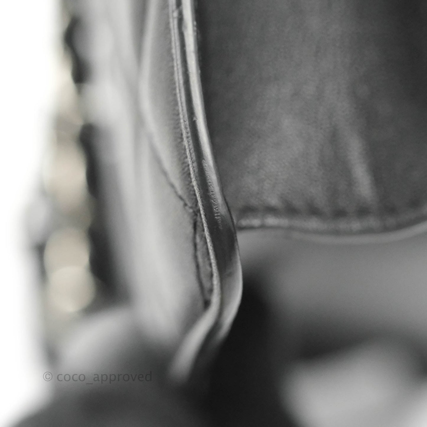 Chanel Quilted Mini Urban Companion Flap Black Calfskin Silver Hardware
