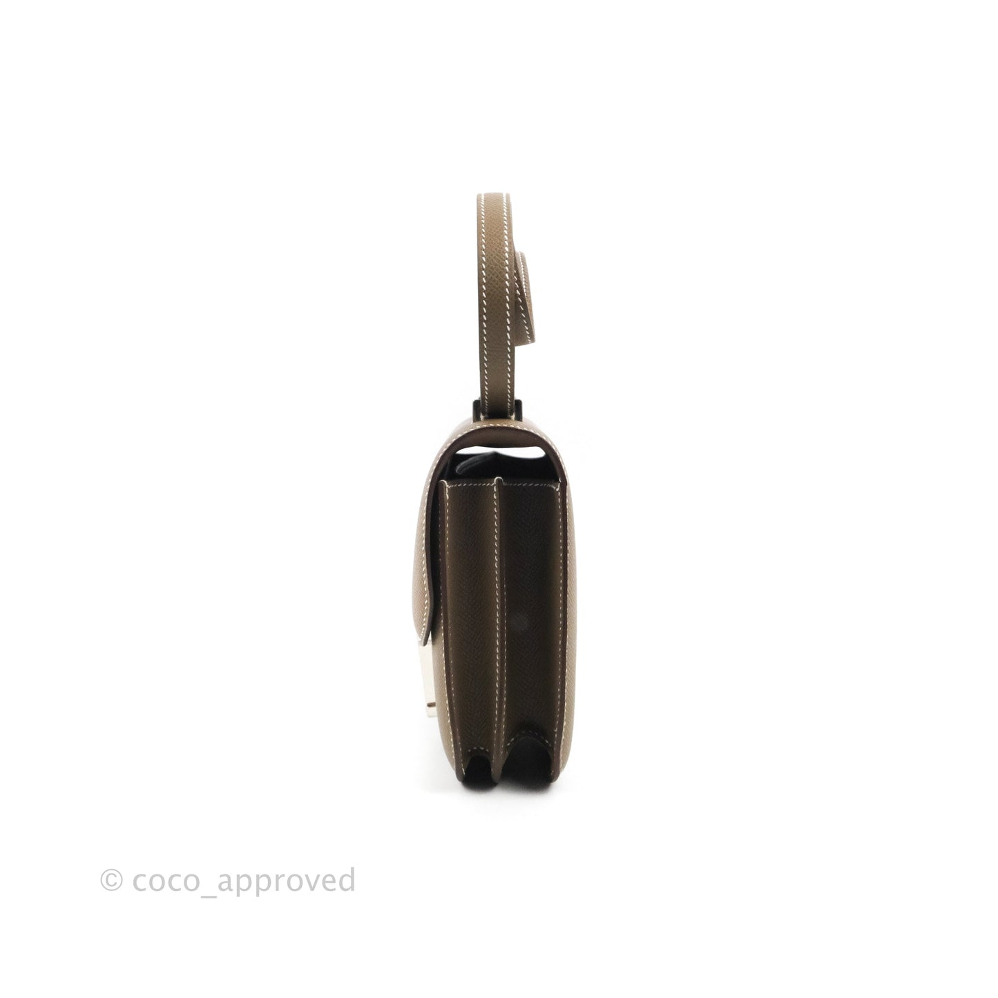 Hermès Constance Mini 18cm Etoupe Epsom Palladium Hardware