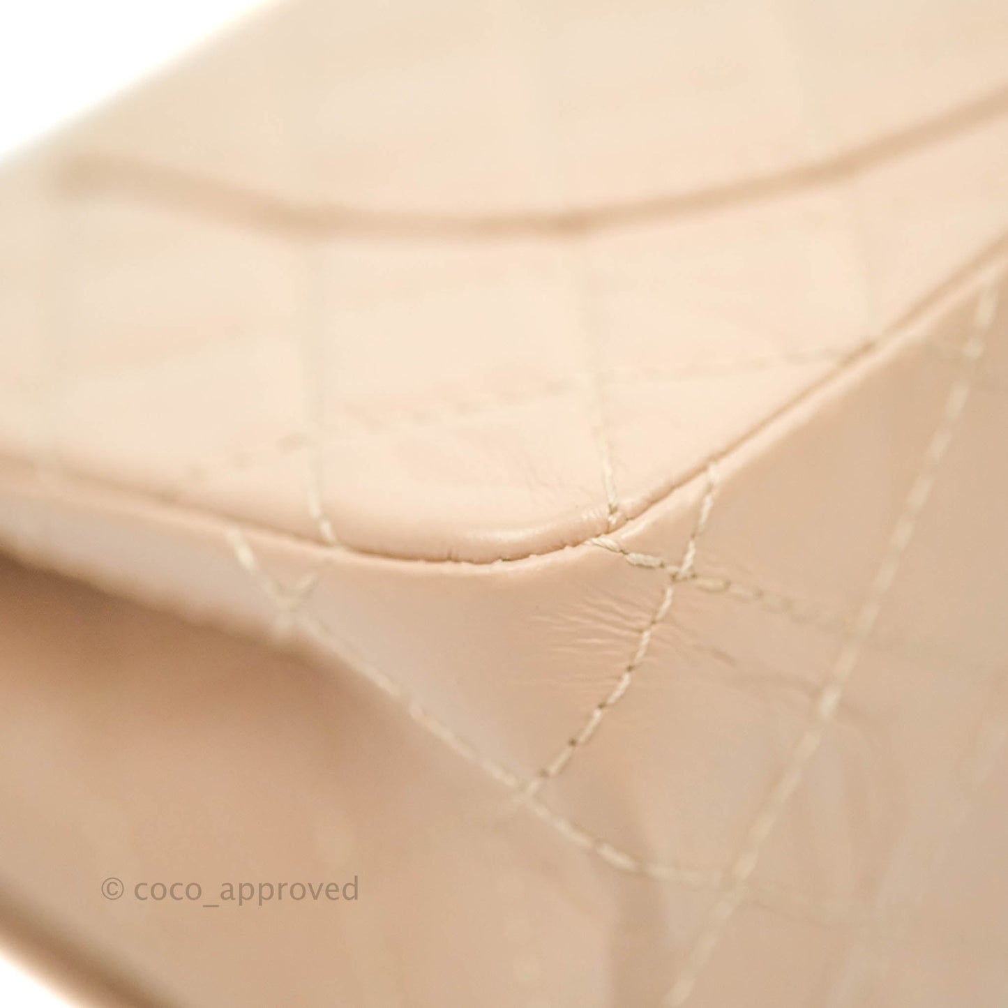 Chanel Reissue Quilted Aged Calfskin Beige Gold Hardware 226