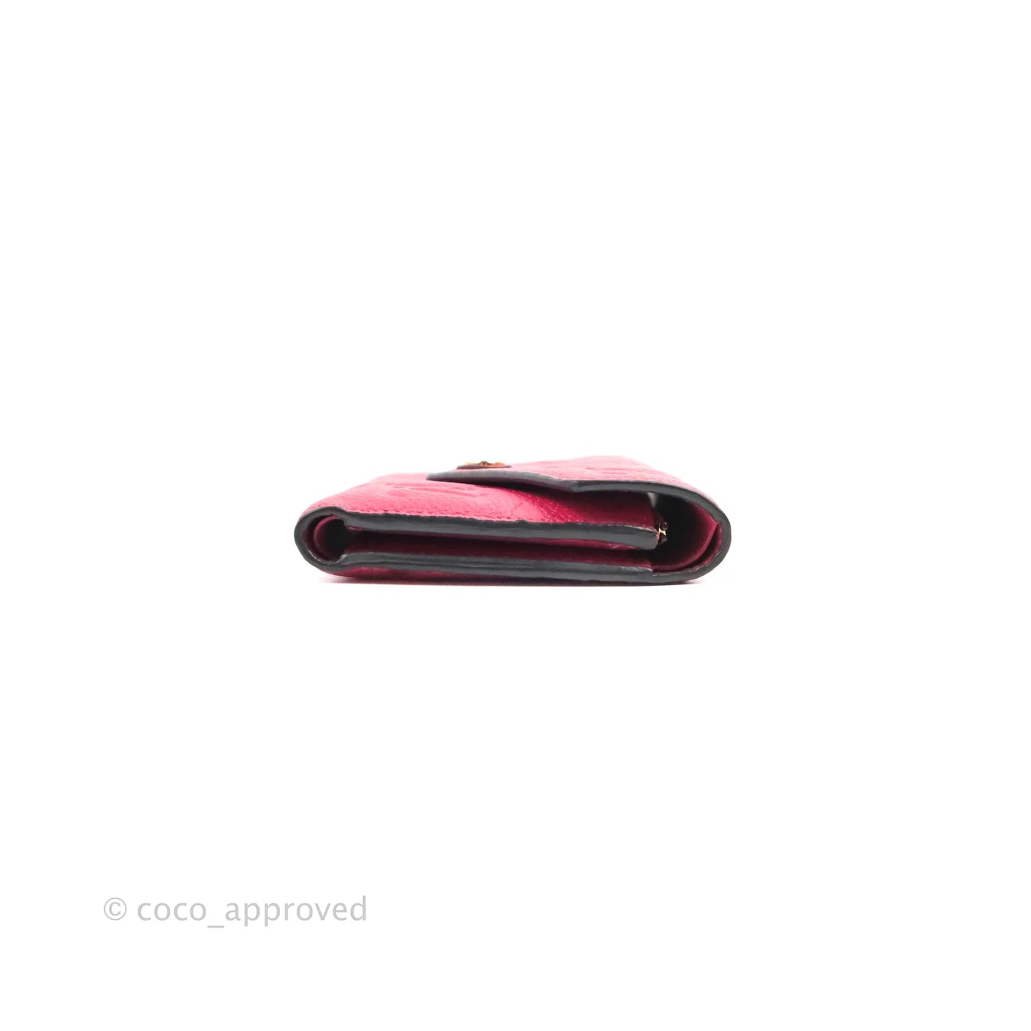 Louis Vuitton Victorine Empreinte Monogram Wallet Dark Pink