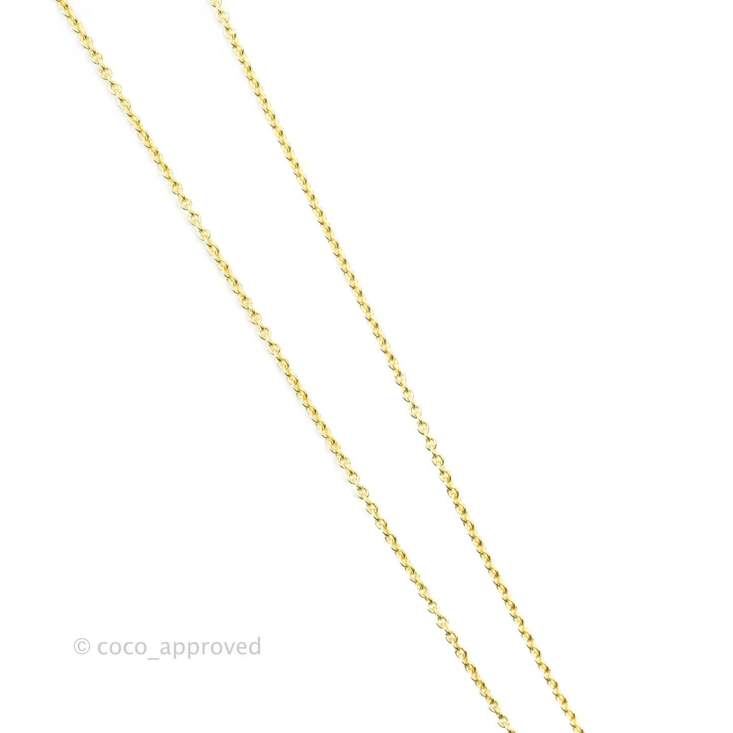 Chanel Coco Crush Diamond Necklace Yellow Gold