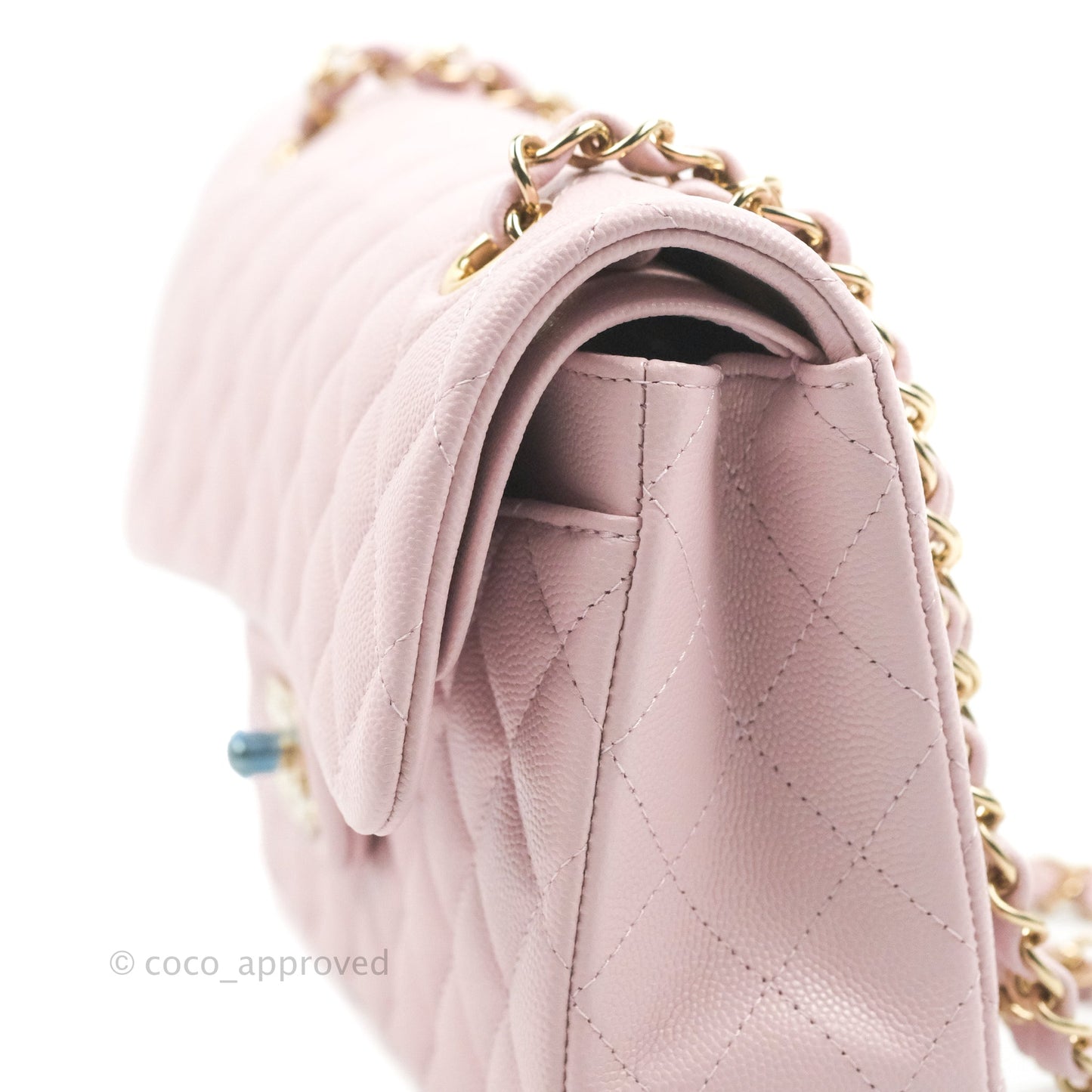 Chanel Classic Small S/M Flap Pink Caviar Gold Hardware