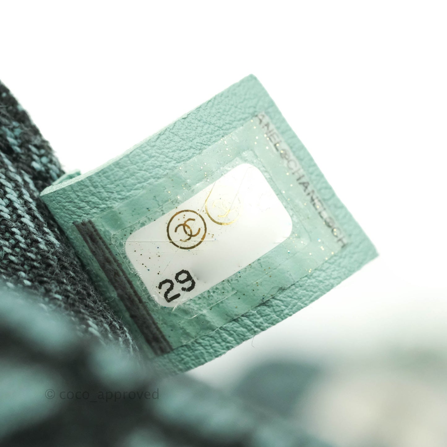Chanel Denimpression Quilted Small Flap Green Black