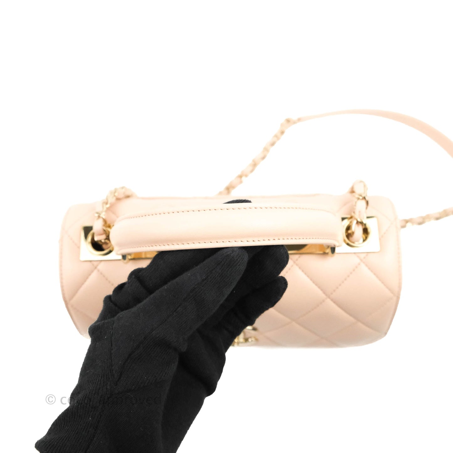 Chanel Small Trendy CC Light Pink Lambskin Gold Hardware
