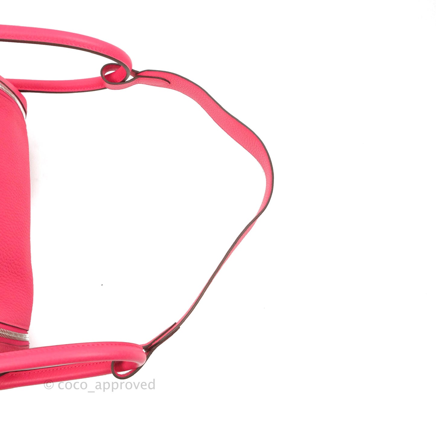 Hermès Lindy 30 Rose Extreme Clemence Palladium Hardware