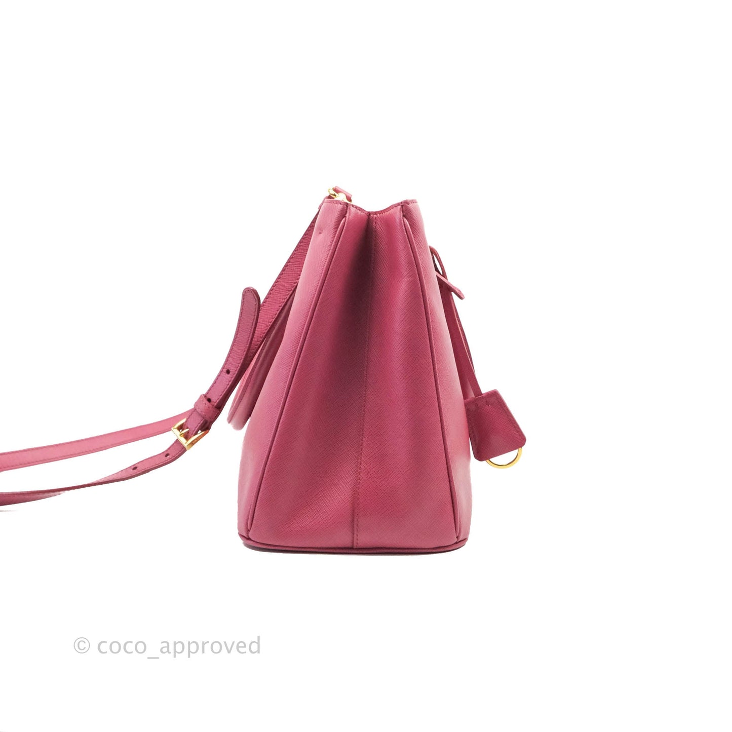 Prada Medium Saffiano Lux Bruyere Galleria Bag