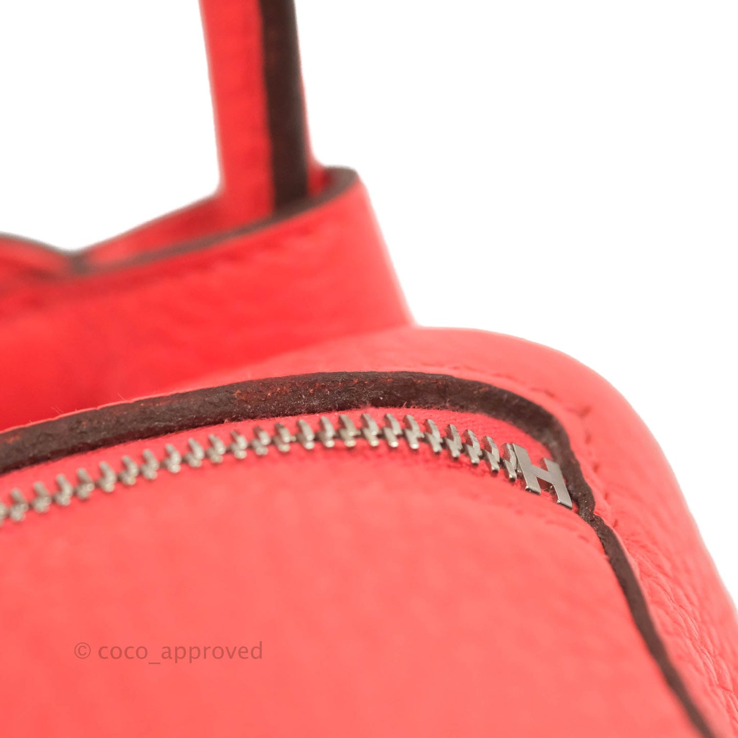 Hermès Mini Lindy 20 Taurillon Clemence Rose Texas Palladium Hardware