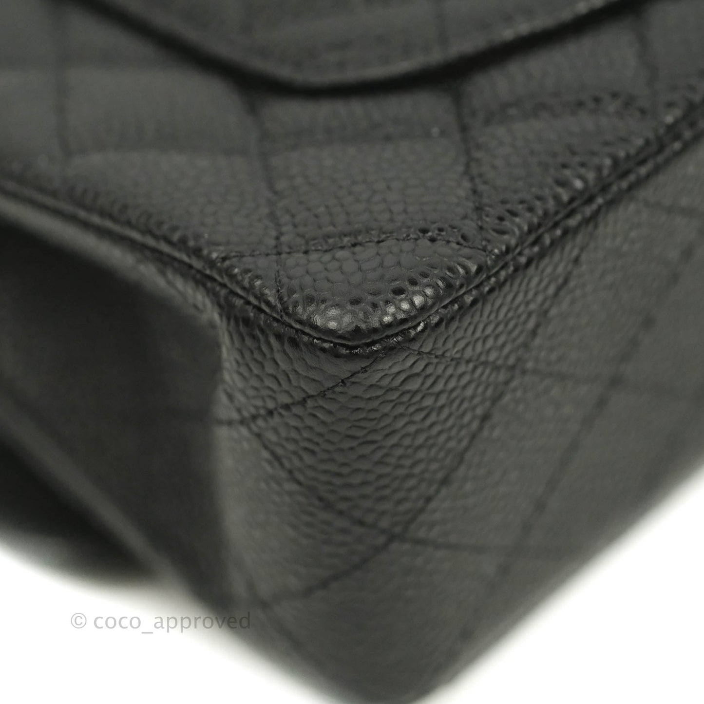 Chanel Small Classic Quilted Flap Black Caviar Gold Hardware