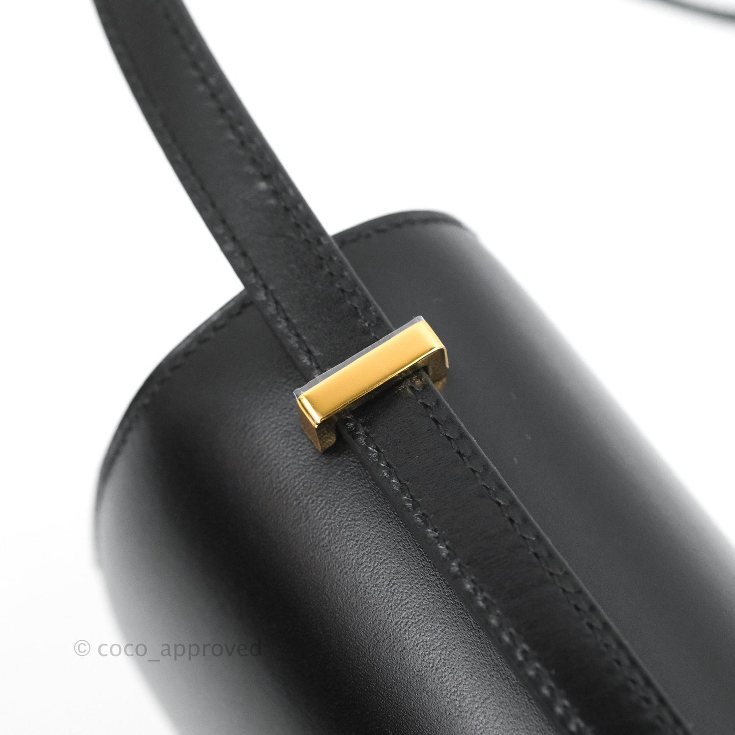Hermès Constance Mini 18cm Black Box Leather Gold Hardware