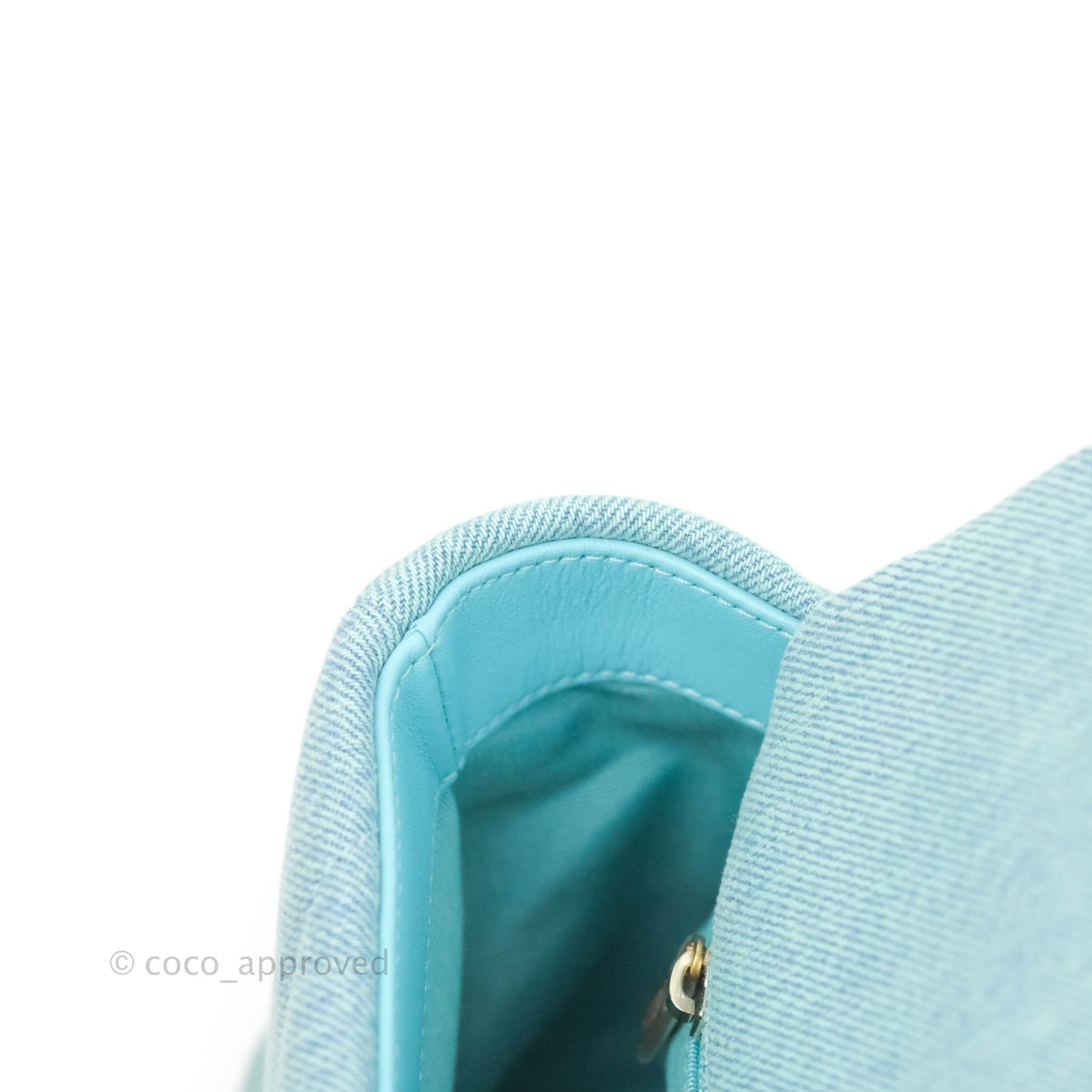 Chanel 19 Small Blue Denim Mixed Hardware