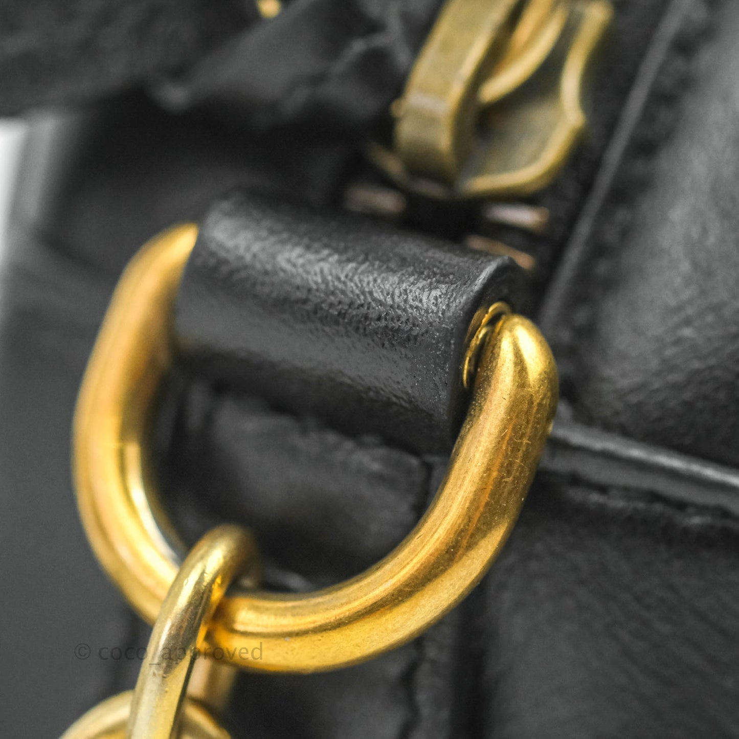 Gucci Mini Matelasse GG Marmont Camera Bag Black Calfskin Gold Hardware