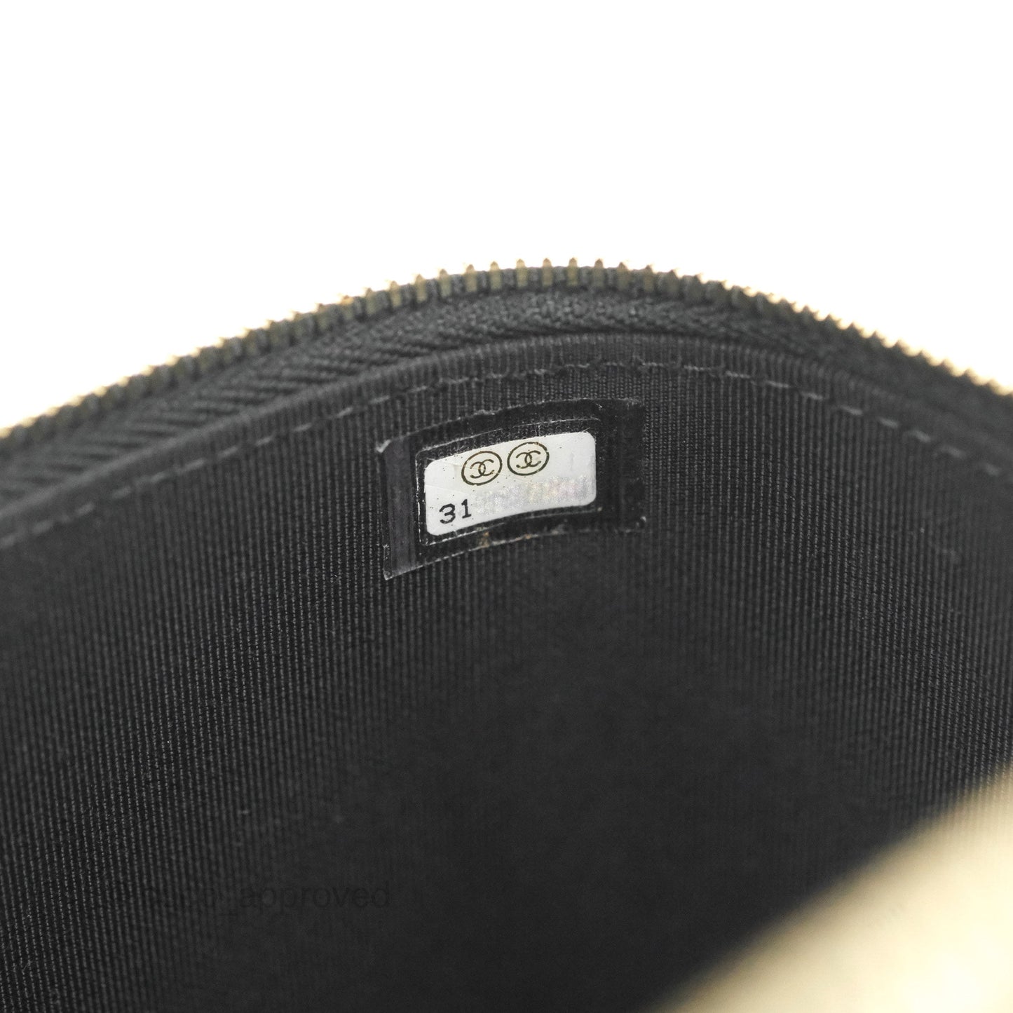 Chanel Vanity Rectangular Camellia Embossed Black Lambskin Gold Hardware