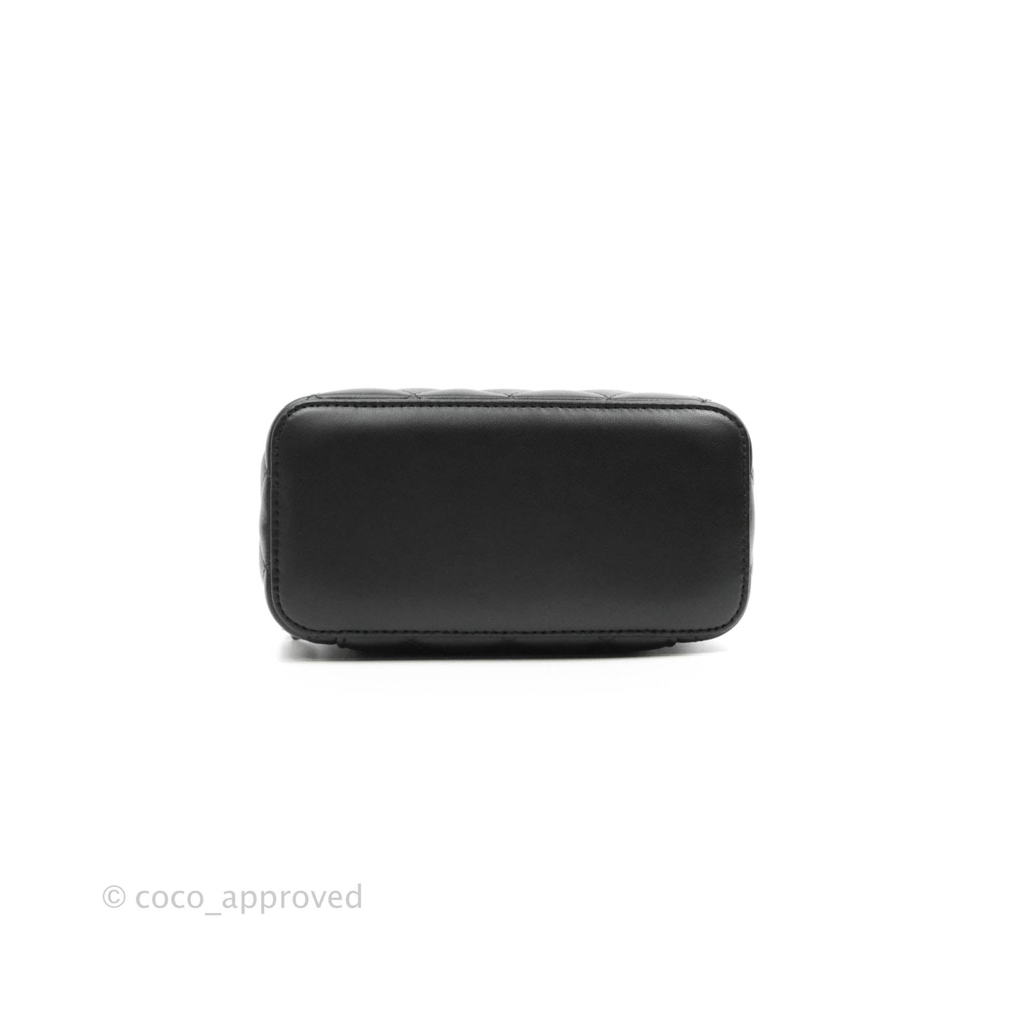 Chanel Vanity with Classic Chain Black Lambskin Gold Hardware