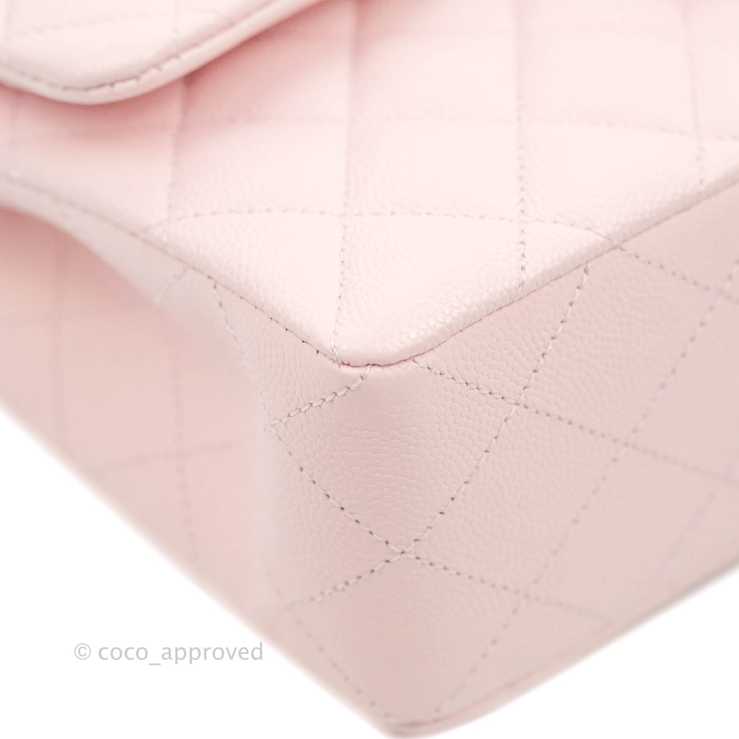 Chanel Classic Small S/M Flap Pink Caviar Gold Hardware 22S